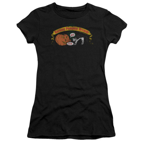 Frank Zappa Barking Pumpkin Premium Junior Women's Sheer T-Shirt Black