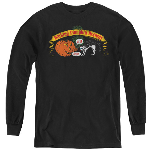 Frank Zappa Barking Pumpkin Youth Long Sleeve T-Shirt Black