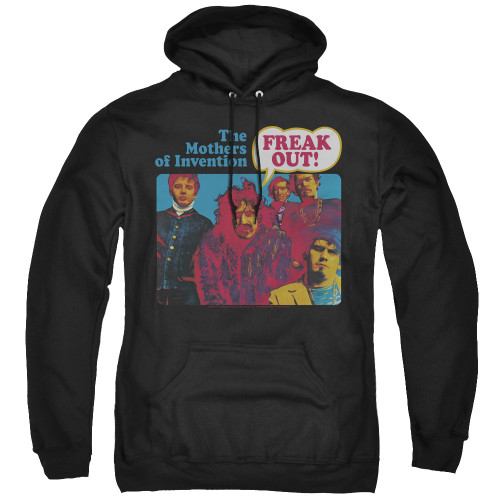 Frank Zappa Freak Out Adult Pullover Hoodie Sweatshirt Black