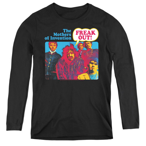 Frank Zappa Freak Out Women's Long Sleeve T-Shirt Black