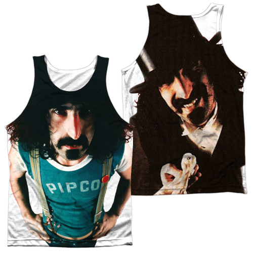Frank Zappa Lumpy Gravy (Front/Back Print) Adult Sublimated Tank Top T-Shirt White