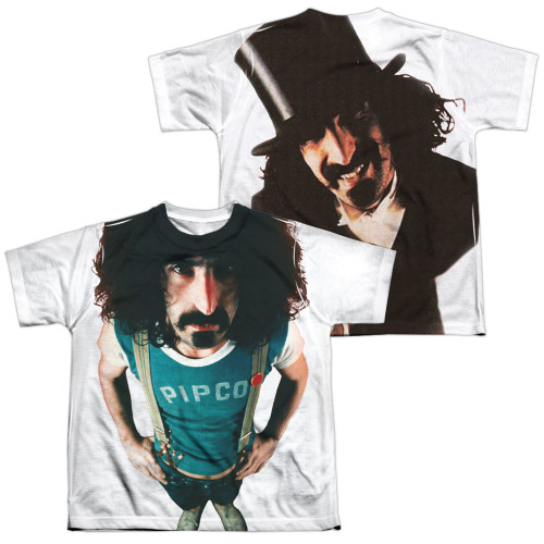 Frank Zappa Lumpy Gravy (Front/Back Print) Youth Sublimated T-Shirt White