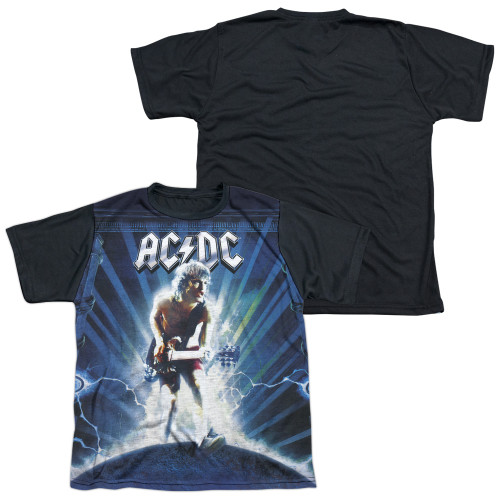 AC/DC Lightning Youth Sublimated T-Shirt White