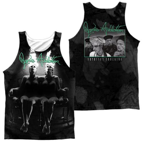 Jane's Addiction Nothing's Shocking (Front/Back Print) Adult Sublimated Tank Top T-Shirt White