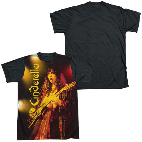 Cinderella Live Show Adult Sublimated T-Shirt White/Black