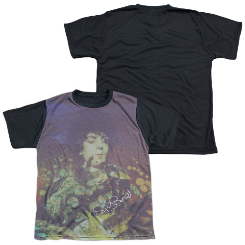 Syd Barrett Pink Floyd Title Youth Sublimated T-Shirt White