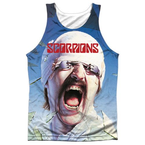 Scorpions Blackout Adult Sublimated Tank Top T-Shirt White