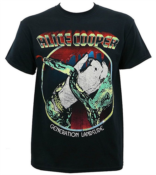 Alice Cooper Generation Landslide Men's Black T-Shirt