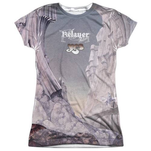 Yes Relayers Sub Junior Women's Sublimated Crew T-Shirt White