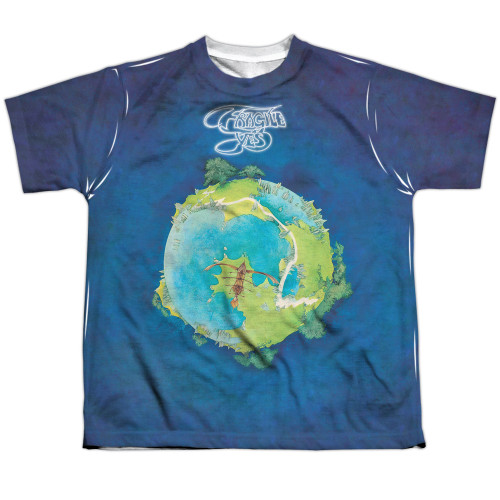 Yes Fragile Youth Sublimated Crew T-Shirt White