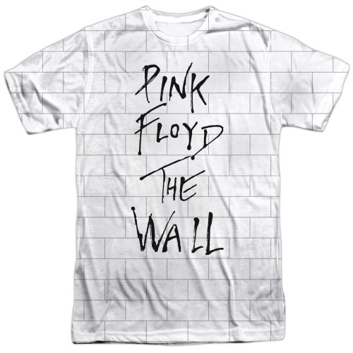 Roger Waters Pink Floyd The Wall Adult Sublimated Crew T-Shirt White
