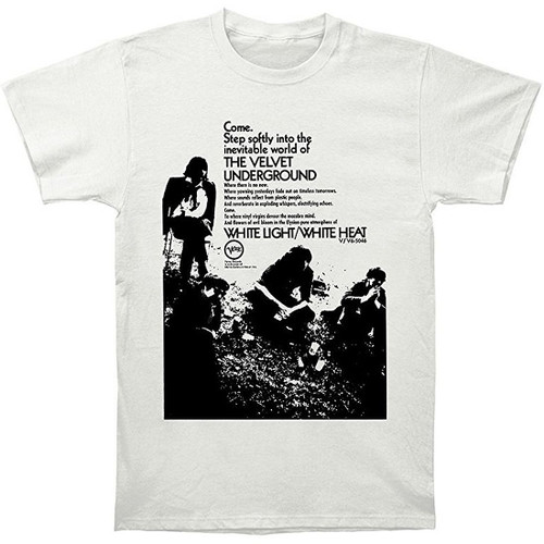 Velvet Underground White Light White Heat Fitted T-Shirt