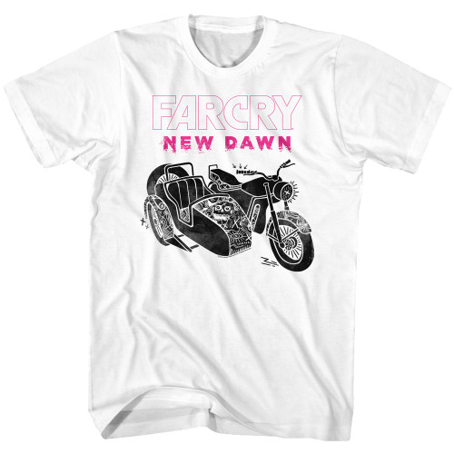 Far Cry Sidecar White Adult T-Shirt