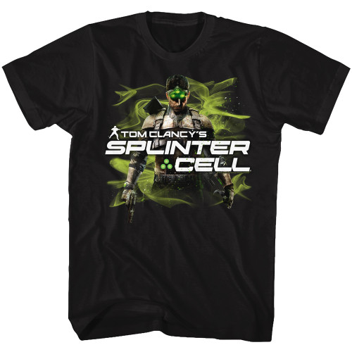 Splinter Cell Sam Fisher Black Adult T-Shirt