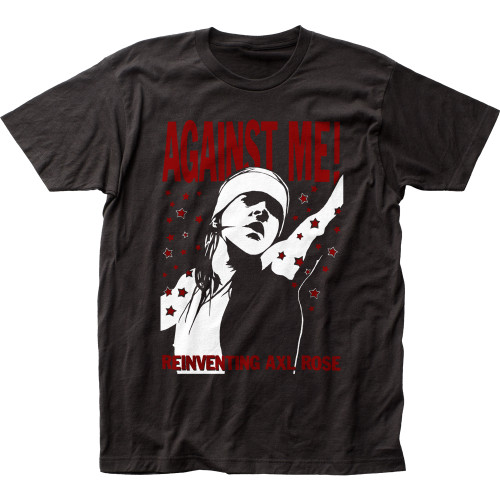 Against Me Classic Reinventing Axl Rose Fitted Jersey T-Shirt