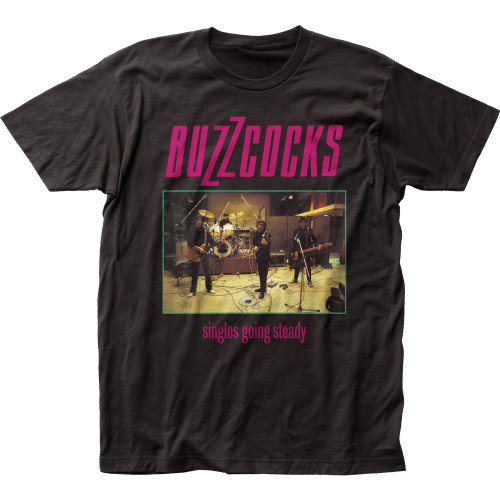 Buzzcocks Singles Going Steady Fitted Jersey T-Shirt