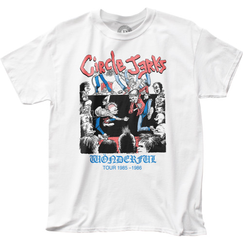 Circle Jerks Wonderful Tour Adult T-Shirt