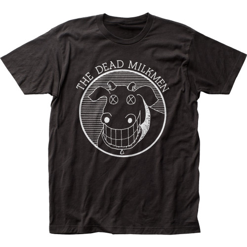 Dead Milkmen Classic Cow Logo Fitted Jersey T-Shirt