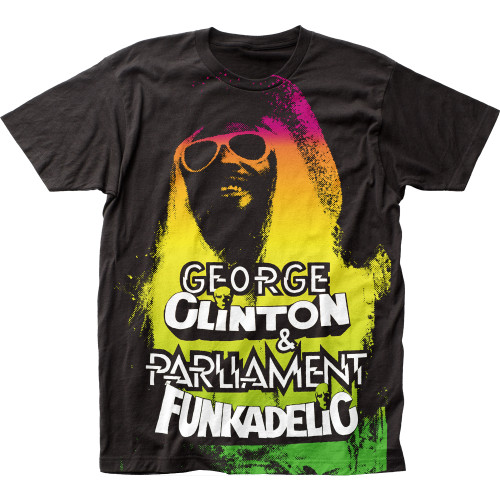 Funkadelic George Clinton Big Print Subway Classic T-Shirt