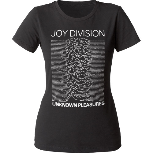 Joy Division Unknown Pleasures Classic Junior Women's Crew T-Shirt