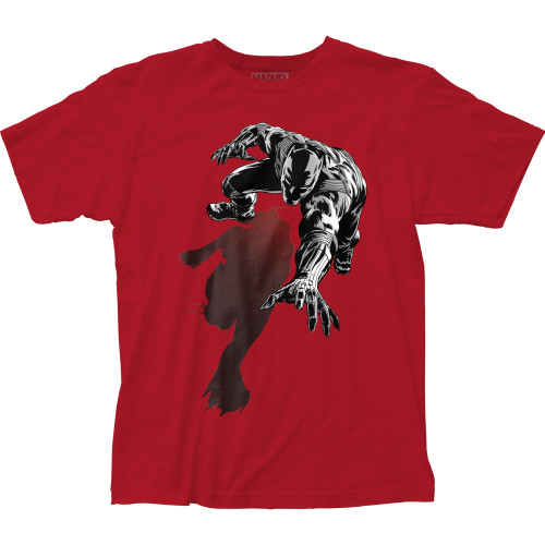 Black Panther Shadow Fitted Jersey T-Shirt