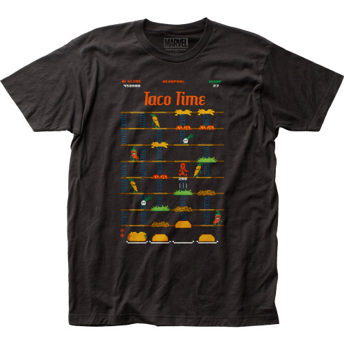 Deadpool Taco Time Fitted Jersey Classic T-Shirt