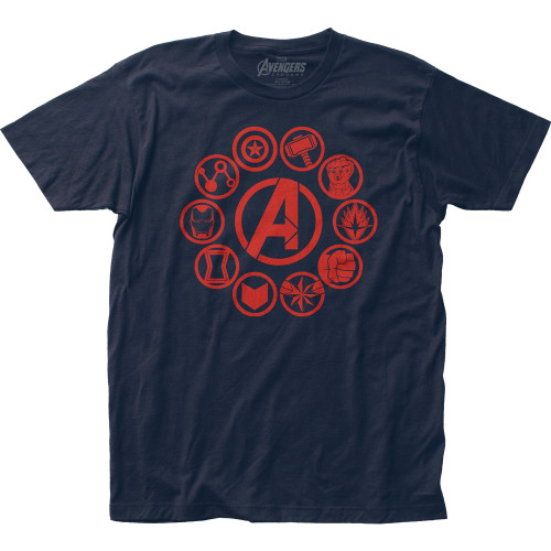 Avengers: End Game Icons Fitted Jersey T-Shirt