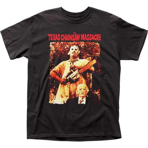 Texas Chainsaw Massacre Leatherface and Grandpa Adult Classic T-Shirt