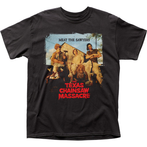 Texas Chainsaw Massacre Meat the Sawyers Adult Classic T-Shirt