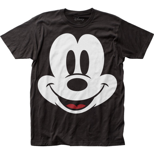 Mickey Mouse Face Big Print Subway T-Shirt