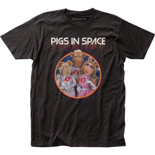 The Muppets Pigs In Space Fitted Jersey T-Shirt