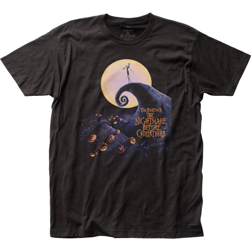 The Nightmare Before Christmas Poster Fitted Jersey T-Shirt