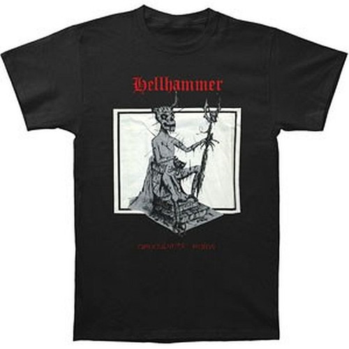 Hellhammer Red Logo Apocalyptic Raids T-Shirt