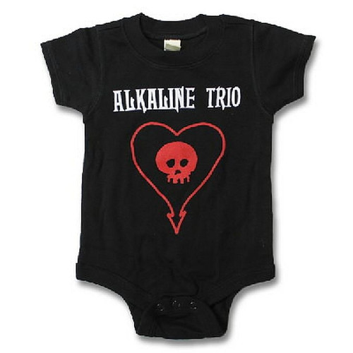 Alkaline Trio Heartskull Baby Romper Shirt