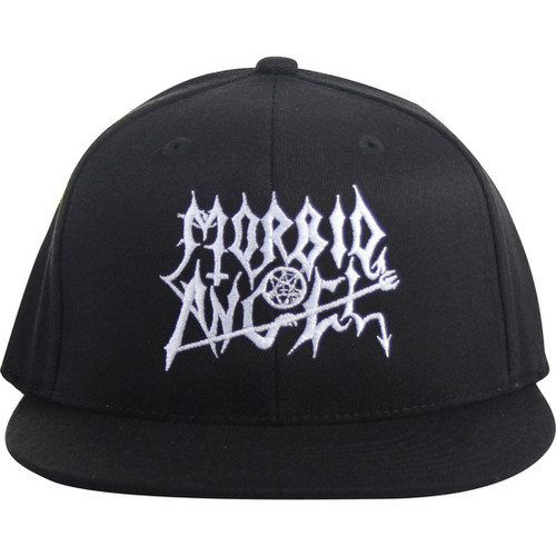 Morbid Angel White Logo Fitted Baseball Hat