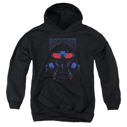 Aquaman Movie Black Manta Youth Pullover Hoodie Sweatshirt Black