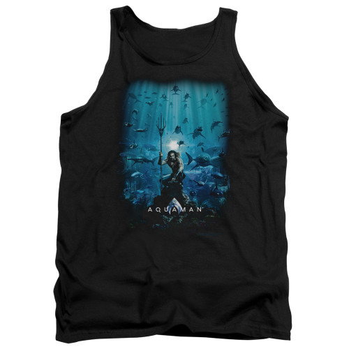 Aquaman Movie Poster Adult Tank Top T-Shirt Black
