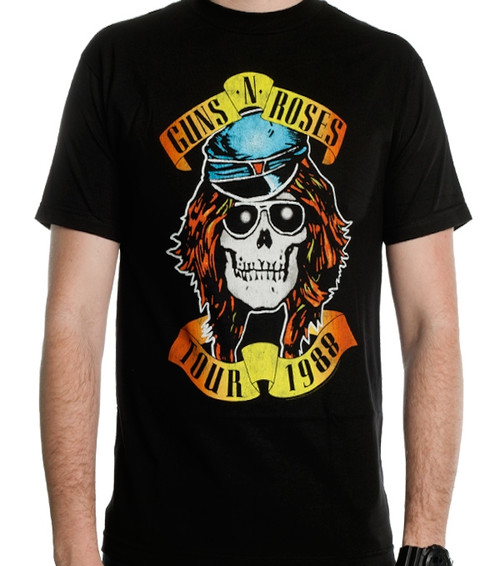 Guns N Roses - Appetite For Destruction 1988 Tour T-Shirt