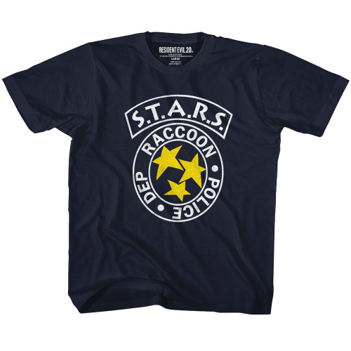 Resident Evil RPD Stars Navy Youth T-Shirt