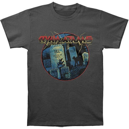 Ryan Adams Graveyard Charcoal Slim T-Shirt