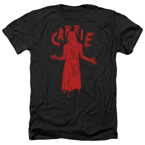 Carrie Silhouette Adult Heather T-Shirt Black
