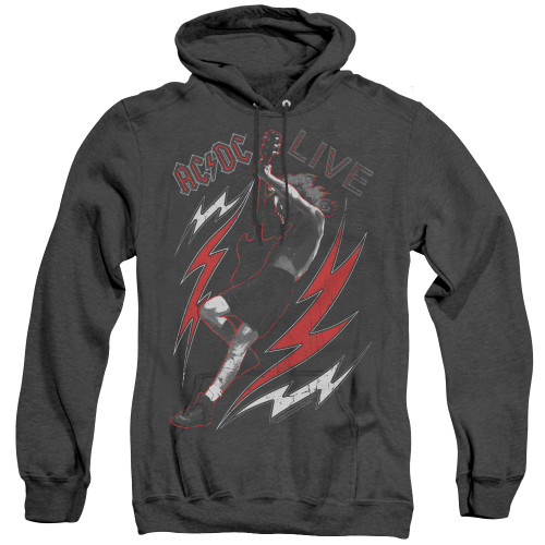 AC/DC Live Adult Heather Pullover Hoodie Sweatshirt Black