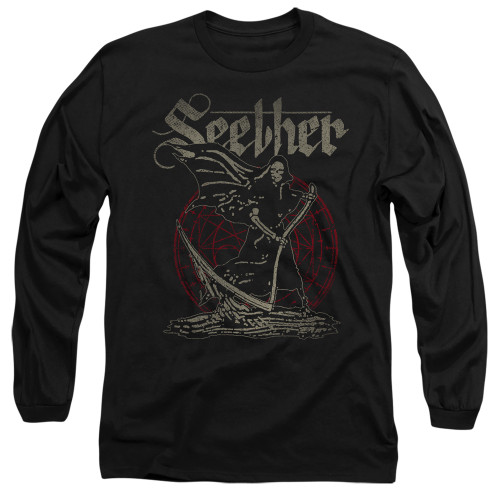 Seether Reaper Adult Long Sleeve T-Shirt Black