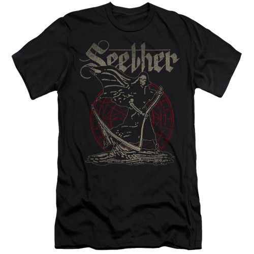 Seether Reaper Adult 30/1 T-Shirt Black