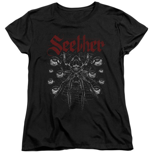 Seether Arachnoid Women's T-Shirt Black
