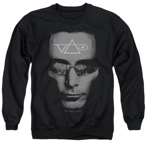 Steve Vai Vai Head Adult Crewneck Sweatshirt Black