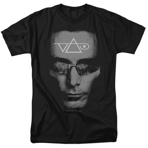 Steve Vai Vai Head Adult 18/1 T-Shirt Black