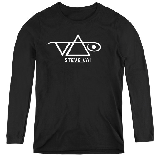 Steve Vai Logo Women's Long Sleeve T-Shirt Black