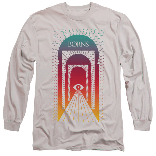 Borns Vision Adult Long Sleeve T-Shirt Silver