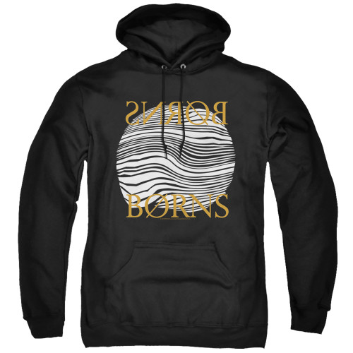 Borns Thumbprint Adult Pullover Hoodie Sweatshirt Black